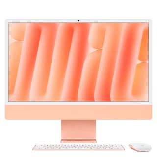 Apple iMac 24in Retina 4.5K Orange M4 10/10 Core CPU/GPU 4 Port