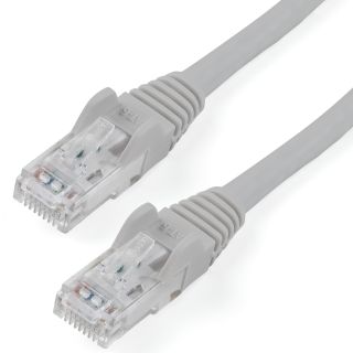 StarTech.com 0.5m Gray Cat6 Ethernet Patch Cable Snagless - N6PATC50CMGR - Featuring Snagless RJ45 Connectors - Available from SABR - StarTech.com Reseller